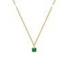 Hot Diamonds Gyengd aranyozott nyaklnc zld achttal s gy