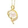 Oliver Weber Aranyozott ezst nyaklnc gynggyel Ivory 61305