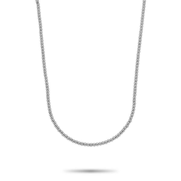 Rebel&Rose Női gyöngy nyaklánc Silver Shine RR-NL045-S-40