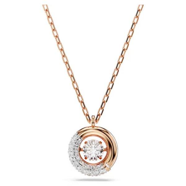 Swarovski Bájos bronz nyaklánc cirkónium kövekkel Dextera 5692257