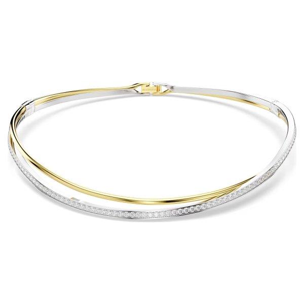 Swarovski Masszív bicolor nyaklánc cirkónium kövekkel Hyperbola 5702408 32
cm