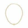 Trussardi Modern aranyozott nyaklnc T-Logo TJAXC105