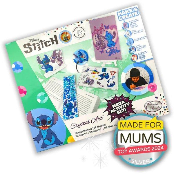 Crystal Art Gyémántszemes kirakó - Mega Kreatív szett Stitch és Angel -
Craft Buddy
