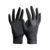 Gumikeszty nitril pdermentes XL 100 db/doboz fekete_Guarde