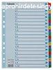Regiszter, karton, A4, A-Z, ESSELTE "Mylar"