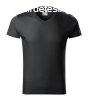 MALFINI Frfi pl Slim Fit V-neck - Ebony gray | XL
