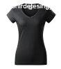 MALFINI Ni pl Fit V-neck - Ebony gray | L