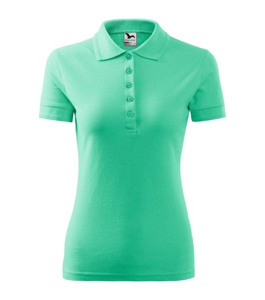 MALFINI Női galléros póló Pique Polo - Menta | S