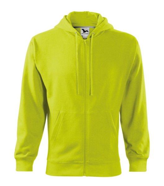 MALFINI Férfi felső Trendy Zipper - Lime | XL