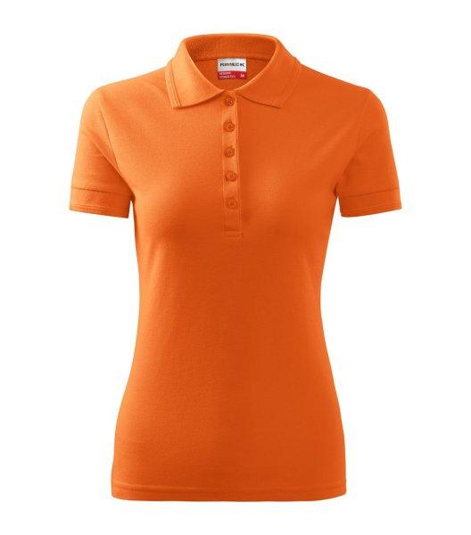 MALFINI Női galléros póló Reserve - Narancssárga | XL