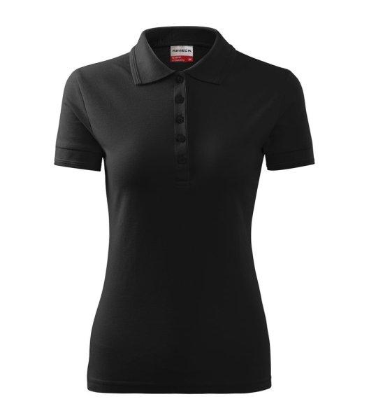 MALFINI Női galléros póló Reserve - Fekete | XL