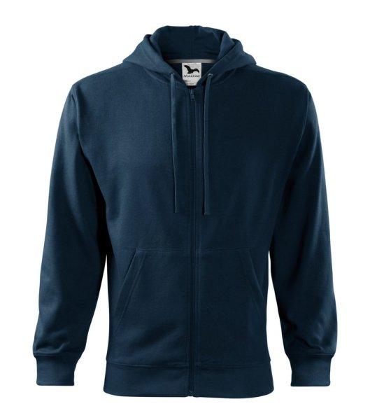 MALFINI Férfi felső Trendy Zipper - Tengerészkék | L