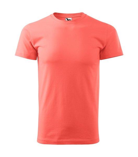 MALFINI Heavy New póló - Korallpiros | 3XL