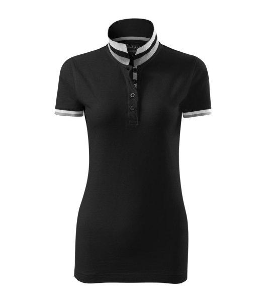 MALFINI Női galléros póló Collar Up - Fekete | 2XL