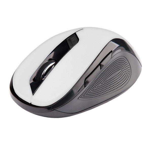 Egér C-TECH WLM-02, fekete-fehér, vezeték nélküli, 1600DPI, 6 gomb, USB
nano receiver