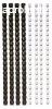 Spirl, manyag, 6 mm, 10-20 lap, FELLOWES, 25 db, fekete