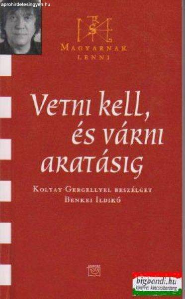 Vetni kell, és várni aratásig - Koltay Gergellyel beszélget Benkei Ildikó