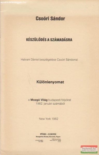 Készülődés a számadásra