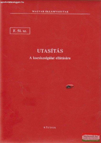 Utasítás a kocsiszolgálat ellátására