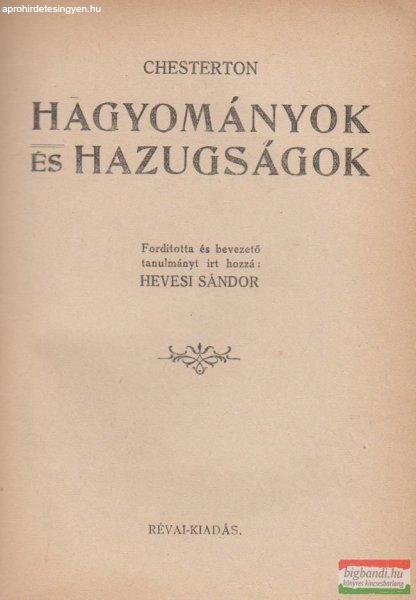 Hagyományok és hazugságok