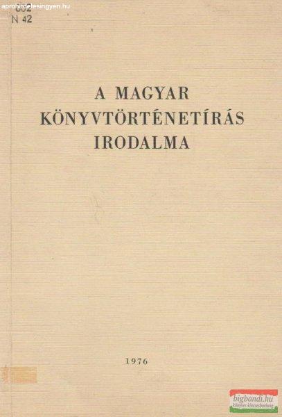A magyar könyvtörténetírás irodalma
