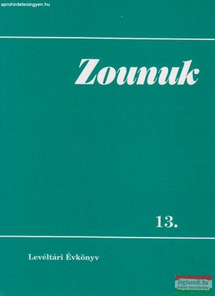 Zounuk 13. - Levéltári Évkönyv