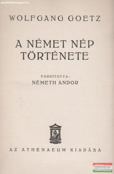 A német nép története