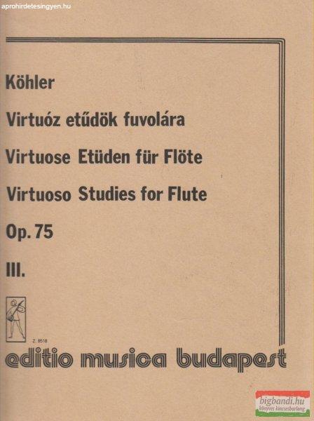 Virtuóz etűdök fuvolára III.