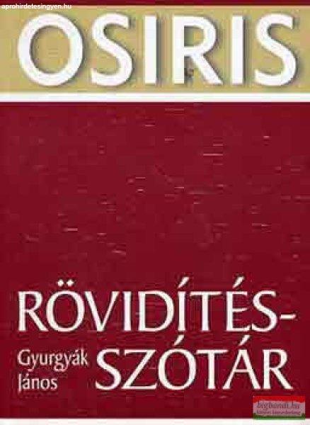 Gyurgyák János - Rövidítésszótár