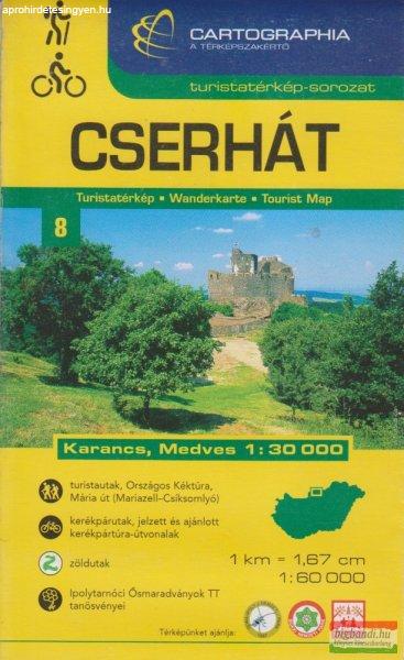Cserhát turistatérkép