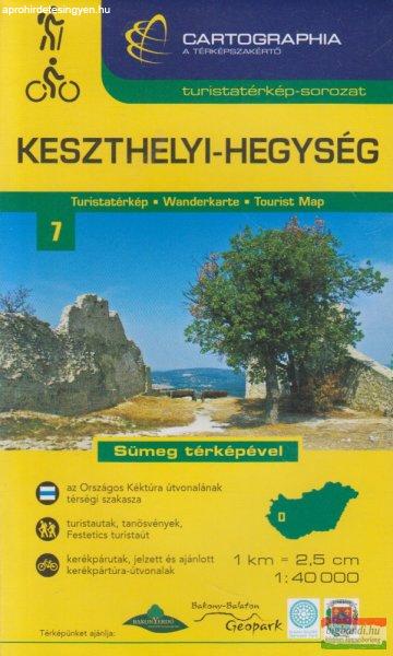 Keszthelyi-hegység turistatérkép