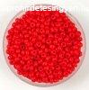 Preciosa cseh ksagyngy - Opaque Red - 9/0