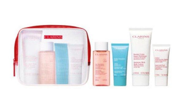 Clarins Test- és arcbőrápoló ajándékcsomag Head to Toe Moisturizing
Essentials