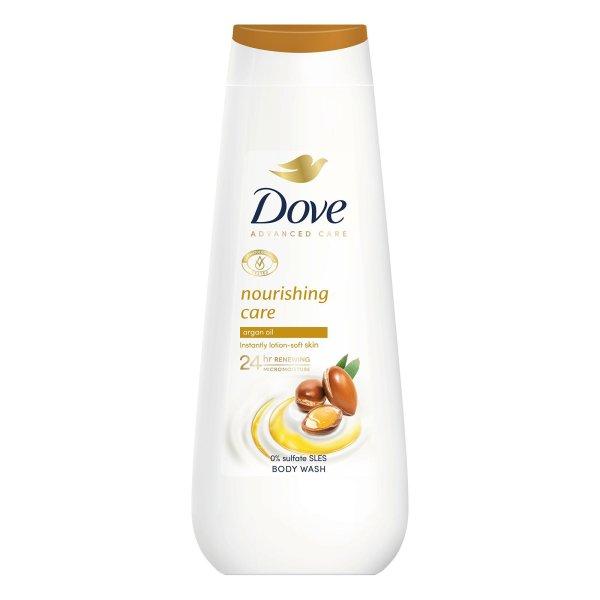 Dove Tápláló zuhanyzselé argánolajjal Advanced Care Nourishing Care (Body
Wash) 400 ml