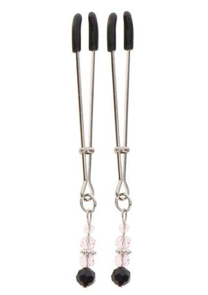 Taboom Tweezers with Pearls Silver