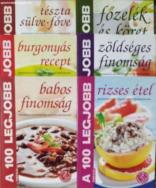 "A 100 legjobb..." könyvcsomag (6 receptfüzet) - Toró Elza