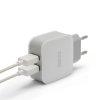 USB Hlzati adapter (2xUSB, fehr)