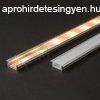 LED alumnium profil sn, 2000 x 23(17) x 8 mm