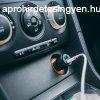 Auts szivargyjt adapter - 2 x USB aljzattal - 2,4 A - Fek