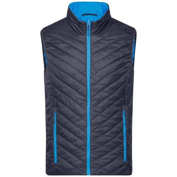 James & Nicholson (Daiber) Férfi kifordítható mellény JN1090 - Sötétkék /
aqua | 3XL