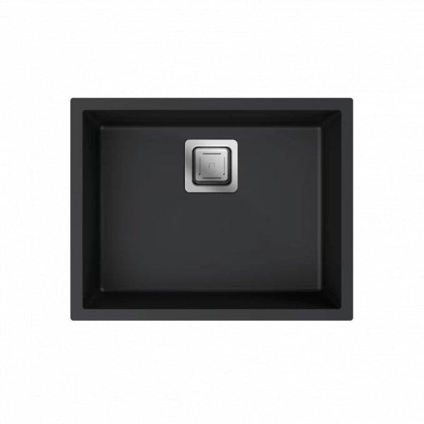MILO QUBUS 56x44 gránit mosogató Lava stone színben