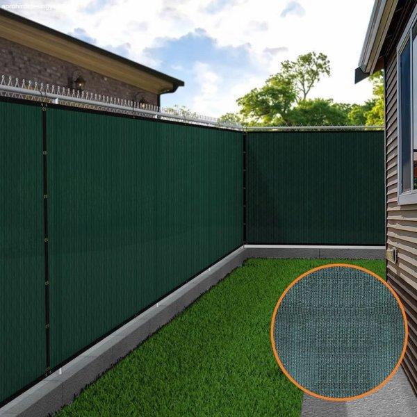 Árnyékoló háló zöld - 1,5 x 25 m, 98% takarás, 200g/m2, UV- és
időjárásálló