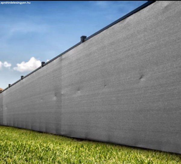 Belátásgátló árnyékoló háló szürke 1,5x10 m, UV-álló, sűrű
200g/m2, 98% takarás