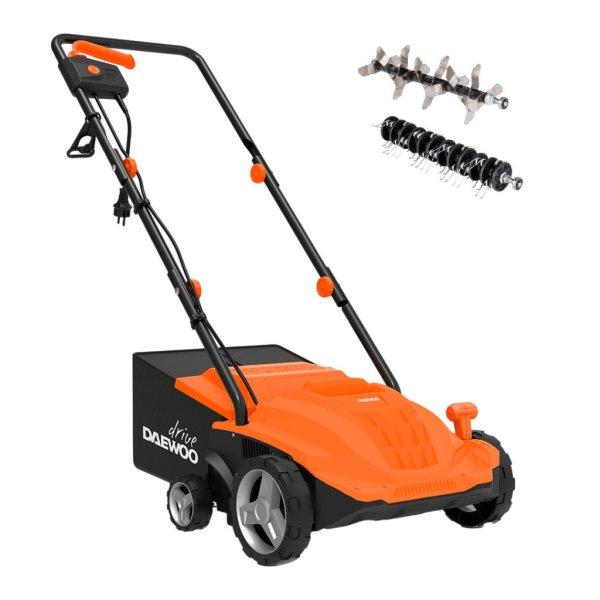 Daewoo DASC150-32E elektromos 1500W 2 az 1-ben talajlazító és
gyepszellőztető, fűlevegőztető, gyűjtőzsákkal