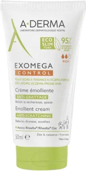 A-DERMA Krém atópiás ekcémára hajlamos száraz bőrre Exomega Control
(Emollient Cream) 50 ml
