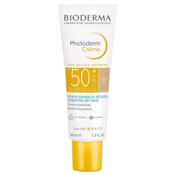 Bioderma Fényvédő krém SPF 50+ Photoderm Aquafluide 40 ml Light