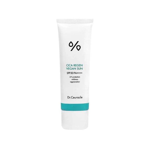 Dr.Ceuracle Fényvédő krém arcra SPF 50 Cica Regen (Vegan Sun) 50 ml