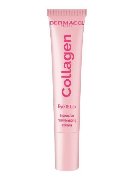 Dermacol Fiatalító szemkörnyék- és ajakápoló krém Collagen (Eye and Lip
Cream) 15 ml