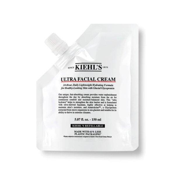 Kiehl's Utántöltő hidratáló arckrémhez (Cream Refill Pouch) 150 ml