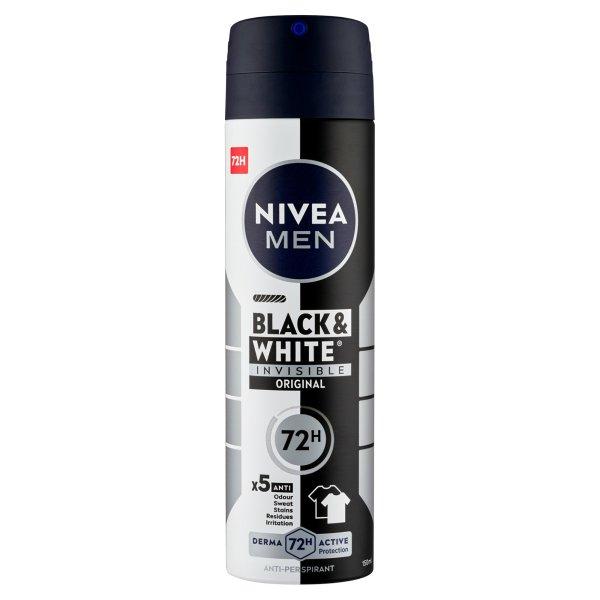 Nivea Izzadásgátló spray férfiak számára Invisible For Black & White Power
150 ml